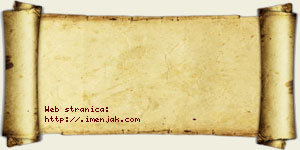 Janko Pavković vizit kartica